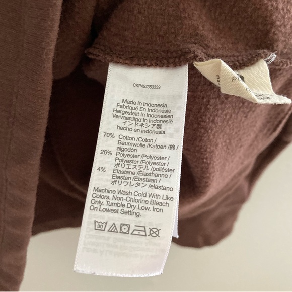 [Madewell] MWL Ribbed Half-Zip Raglan Sweatshirt Small - Picture 9 of 10